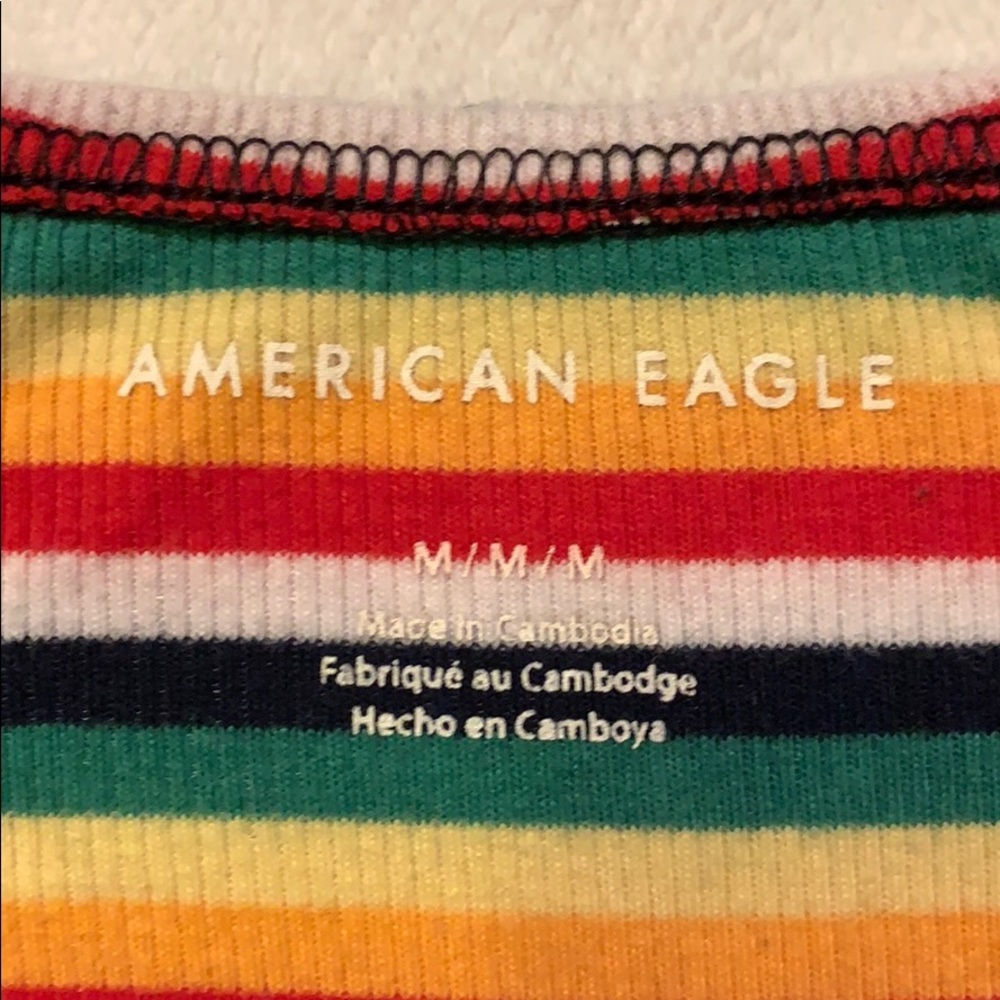 American Eagle multi-colored striped tube top - Picture 3 of 3